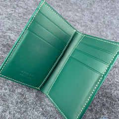 Goyard Canvas Saint Marc Card Wallet 'Green'