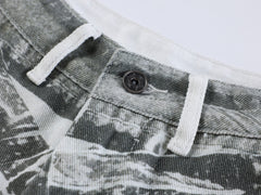 CapCabin Graphic Panel Wide-Leg Pants