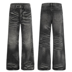 CapCabin Washed Athletic Blend Denim Pants