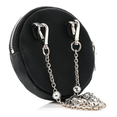 Raso Crystal Starlight Nano Circle Mini Bag Black