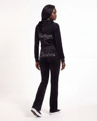 Bottega Desires Women’s Velour Sweatpants Black