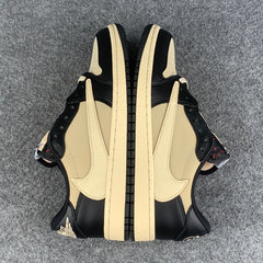 Custom Travis Scott x Air Jordan 1 Retro Low OG SP 'Pale Vanilla'