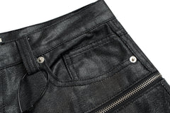 CapCabin Double Waist Denim Pants