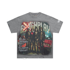 Rough Play T Shirts RoughPlay Loving The Crew t-shirt with diamond