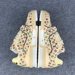 Tyler, the Creator x Louis Vuitton Trainer 'Beige Multi-Color Monogram'