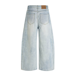 CapCabin Vintage Wide-Leg Washed Jeans