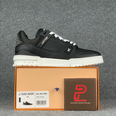LV Trainer Calf Leather 'Matte Black'