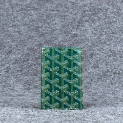 Goyard Canvas Saint Marc Card Wallet 'Green'