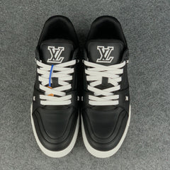 LV Trainer Calf Leather 'Matte Black'