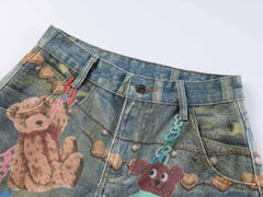 CapCabin “Toychain Graffiti Balloon Jeans”