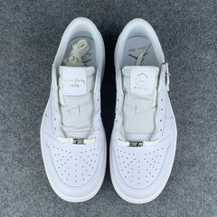 Custom Travis Scott x Air Jordan 1 Retro Low OG SP 'Michael Rubin White Party' Friends & Family