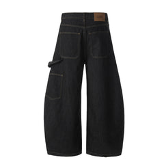 CapCabin Utility Wide-Leg Denim Pants