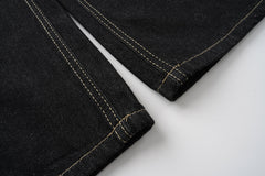 CapCabin Star Script Wide-Leg Jeans