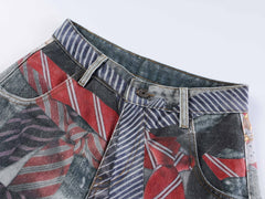 CapCabin “Tie Riot Balloon Jeans”