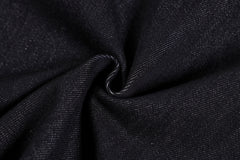 CapCabin Double Waist Star Denim Pants