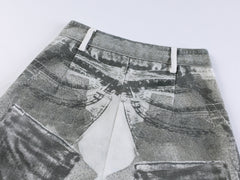 CapCabin Graphic Panel Wide-Leg Pants