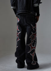 CapCabin Graphic Denim Pants