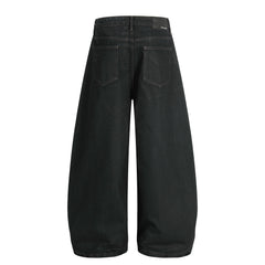 CapCabin Minimal Curved Denim Pants