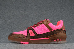 LV Trainer 'Crystal Pink Brown' (Rare Edition)