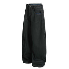 CapCabin Minimal Curved Denim Pants