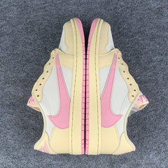 Travis Scott x Air Jordan 1 Low OG SP 'Muslin/Shy Pink'