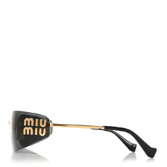 Metal Aube Sunglasses SMUA51 Gold Black