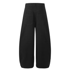 CapCabin Graphic Patchwork Wide-Leg Pants