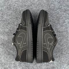(KIDS) Travis Scott x Air Jordan 1 Low OG SP 'Black Phantom'