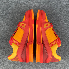 LV Trainer 'Bordeaux Red Orange'