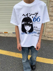 Anime Y2K "They Know" Vintage Graphic T Shirt