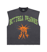 Bottega Desires Unruly Desires Sleeveless Tee Black