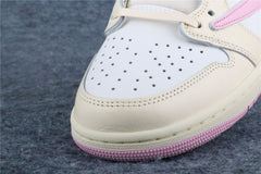 Travis Scott x Air Jordan 1 Retro Low OG 'Shy Pink' (US Warehouse, No QC)