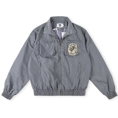 Saint Vanity Multi-Pocket Utility Zip Jacket - Slate Grey