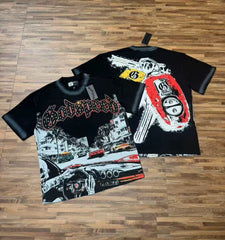 Godspeed Vintage Muscle Car Graphic T-Shirt – Black Streetwear Tee