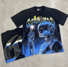 Godspeed Vintage Cosmic Graphic T-Shirt – Black