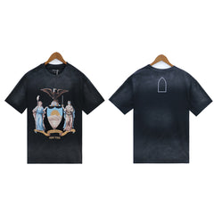Who Decides War State Seal Graphic T-Shirt - Washed Black