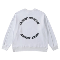 Y2K 3M Reflective Print Long Sleeve Top