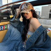 Y2K Camo God's Favourite Baseball Cap