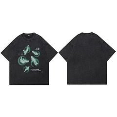 Y2K "Falling" Graphic Baggy T Shirt