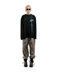 Y2K Long Sleeve Holy Graphic Top T Shirt