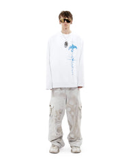Y2K Long Sleeve Holy Graphic Top T Shirt