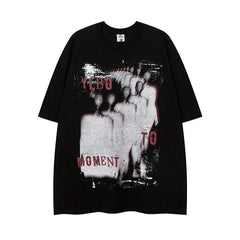 Y2K Momentary Movement Graphic T-Shirt