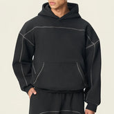 Y2K Origin 350gsm Plain Baggy Boxy Fit Hoodie
