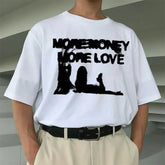 Y2K Vintage "More Money More Love" Graphic T Shirt