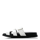 Calfskin Womens Chypre Sandals 36 White