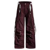 American Street Multi-Pocket Straight-Leg Cargo Pants