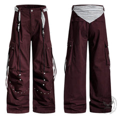 American Street Multi-Pocket Straight-Leg Cargo Pants