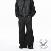 American Street Solid Color Machete Casual Jeans