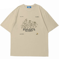 Animals Print Y2K T Shirt