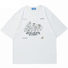 Animals Print Y2K T Shirt